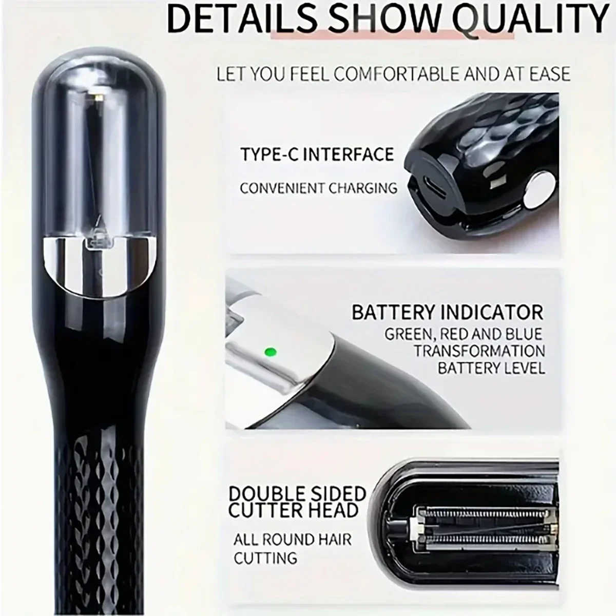 Combinación de herramientas de peluquería eficiente y cortapelos inteligente