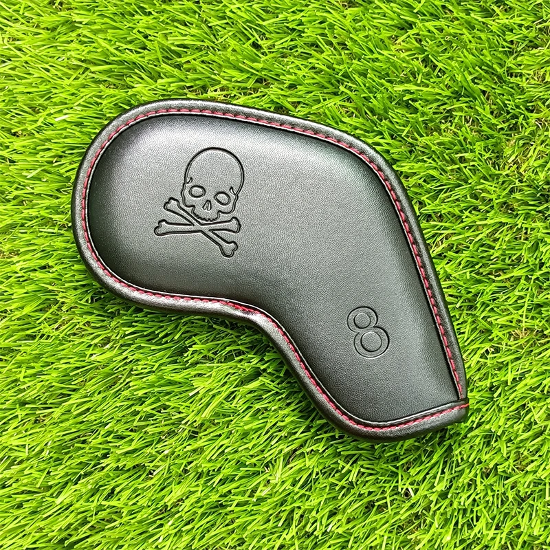 High Quality Golf Iron Head Covers Skull Head Universal Golf Iron Head Covers 456789APSX