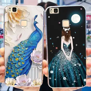 Silikonové pouzdro pro Huawei P9 Lite (VNS-L31, VNS-L21, L22, L23, L53) s motivem květiny 8 nejlepší prodej Zadní kryt pro Huawei P9 Lite - №5