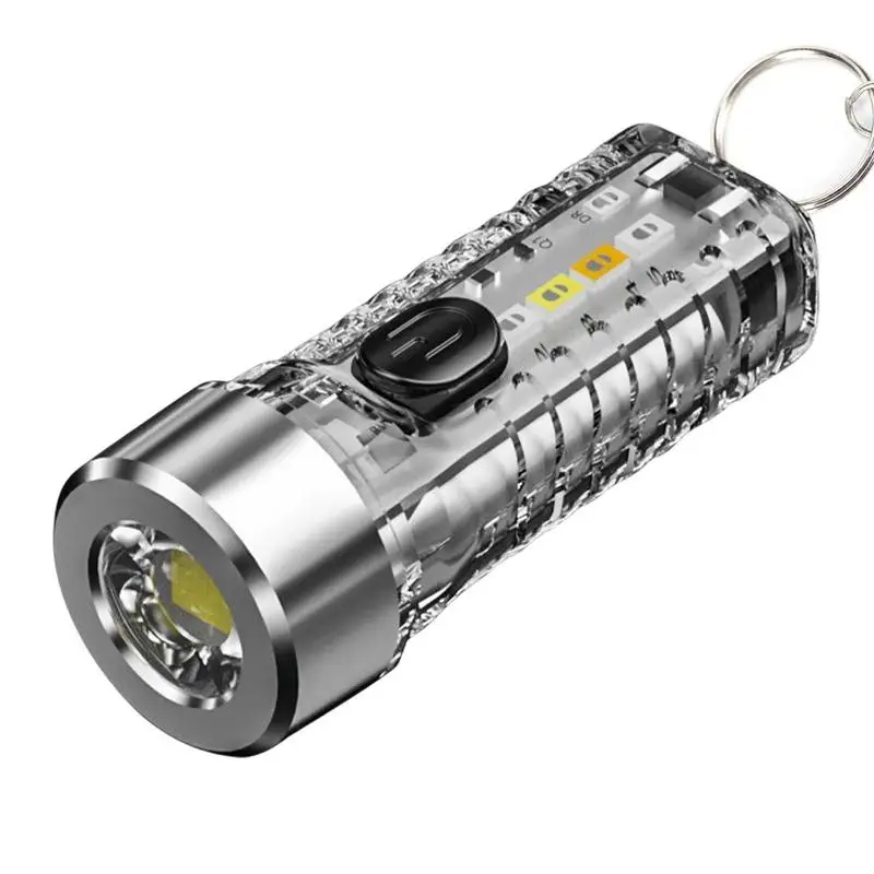 

USB Rechargeable Mini Flashlight 5 Lighting Modes Pocket Torch Super Bright LED Flashlight For Camping Night Walking