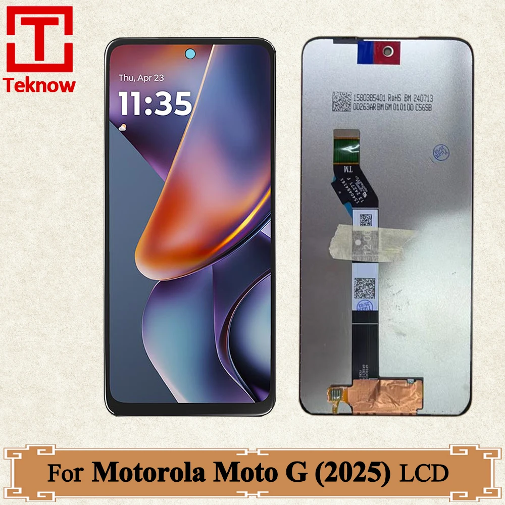 

Оригинальный 6,7 "для Motorola Moto G 5G 2025, ЖК-дисплей, сенсорная панель, дигитайзер в сборе, запасные части для Moto G 5G (2025), ЖК-дисплей