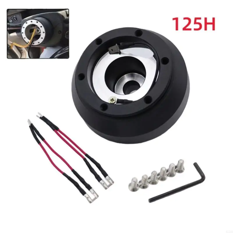 M76E 125H Lenkradnabenadapter für mehrere Modelle 125H Aluminium-Lenkrad-Kurznabenadapter Schnellspanner – Detail 10