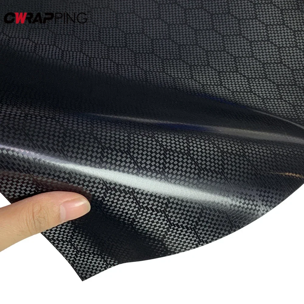Carbon Fiber Motorcycles Stickers Black Waterproof Vinyl DIY Wrap for Helmet Adhesive Akasswa Auto B Pillar Bicycle Accessory