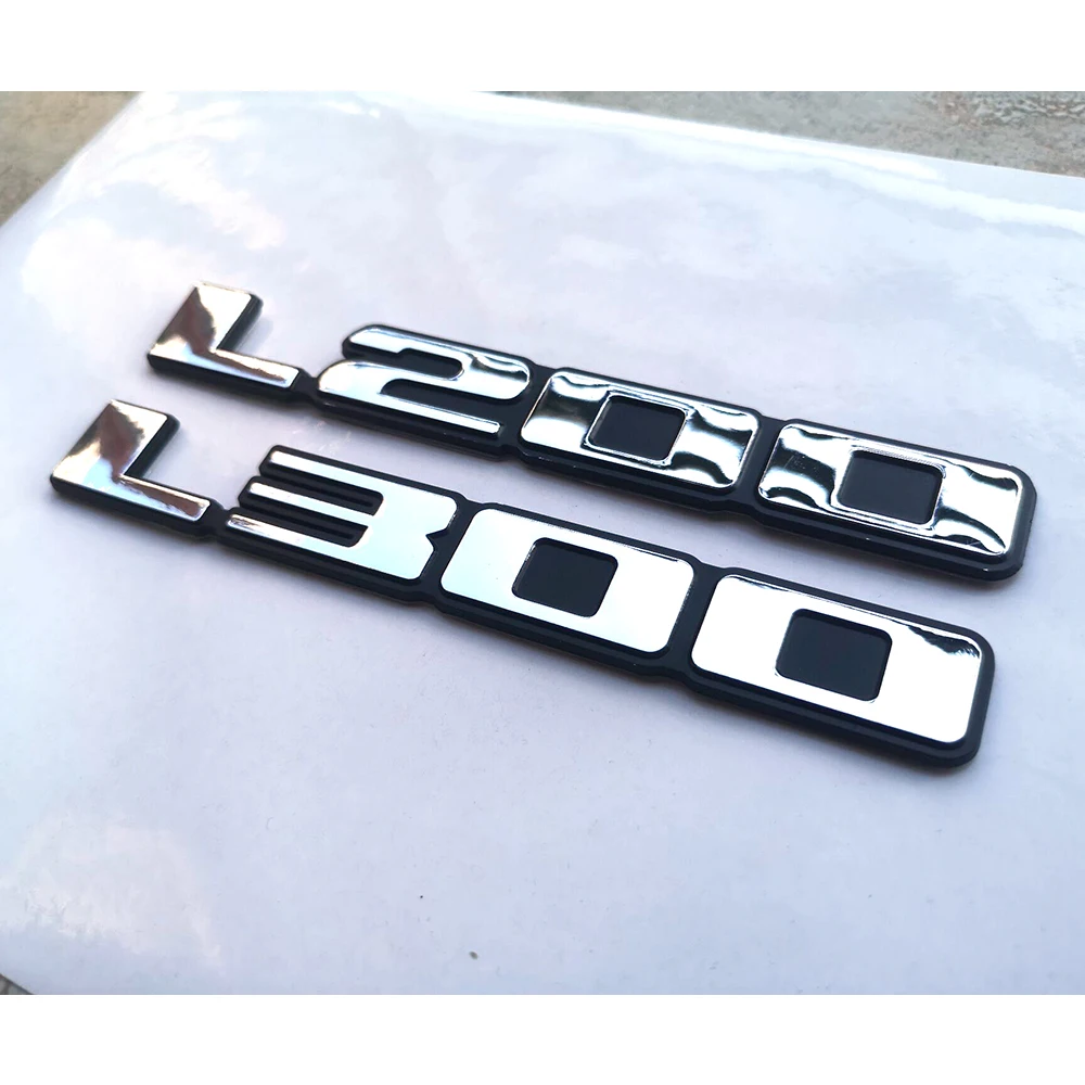 L200 L300 Emblem Badge Logo Decal Nameplate Sticker For MITSUBISHI TRITON SPORT L200 L300