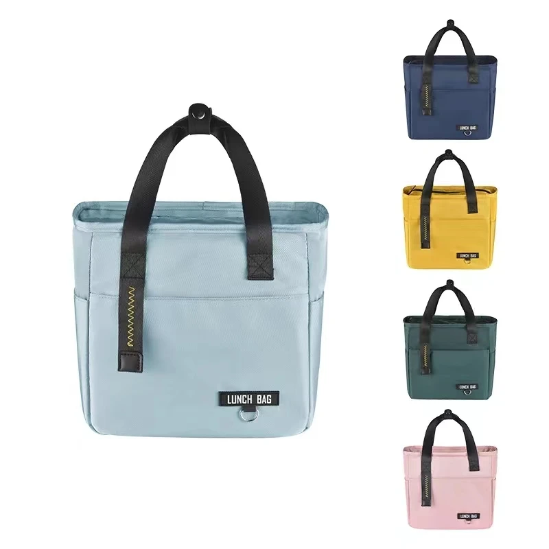 Borsa termica multifunzione di grande capacità impermeabile Oxford borsa termica per il pranzo con cerniera portatile per le donne Lunch Box Picnic