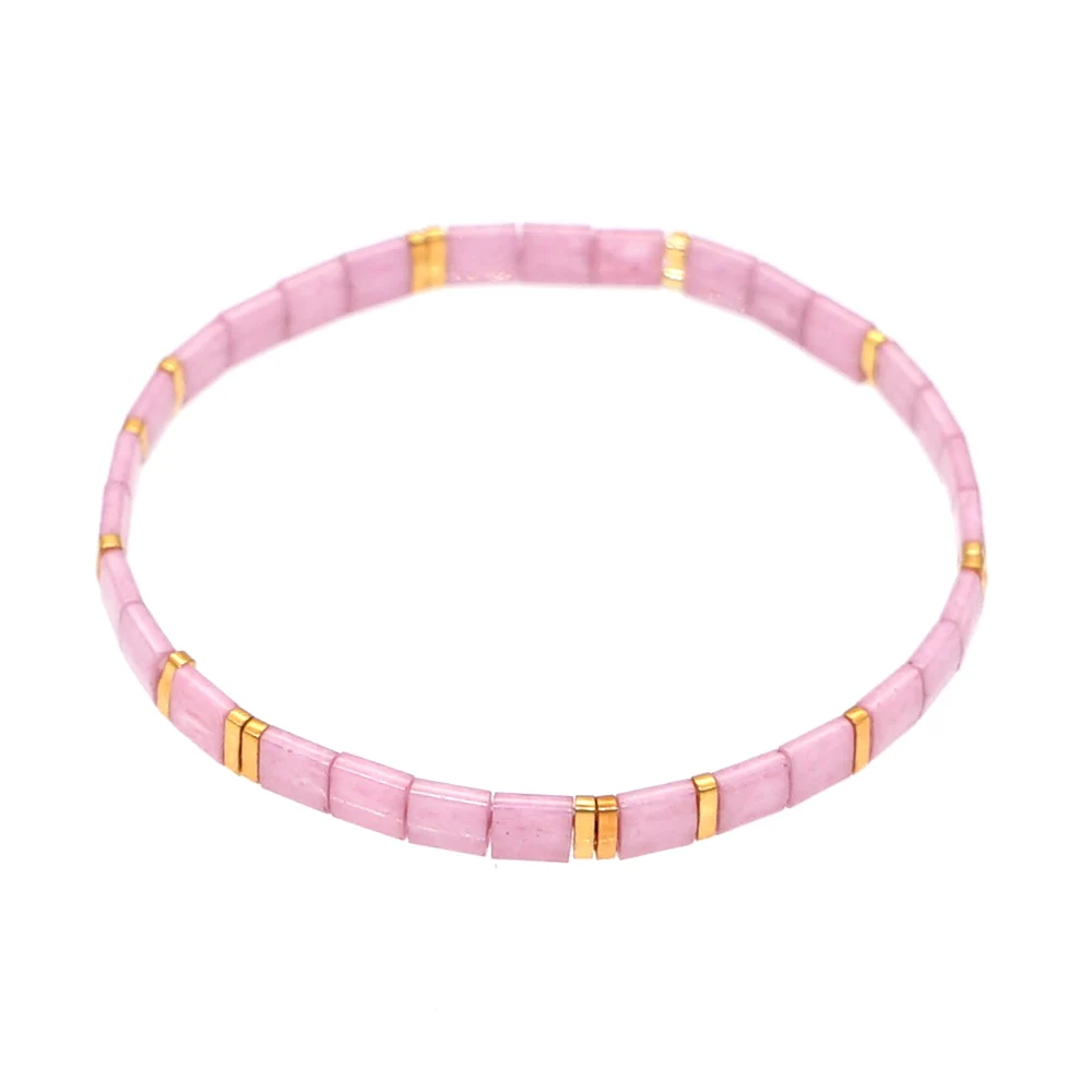 Go2Boho Miyuki Bracelet For Women Tila Beads Bracelets Boho Jewelry Gift for Her Handmade Beaded Pulseras Summer Beach Jewellery