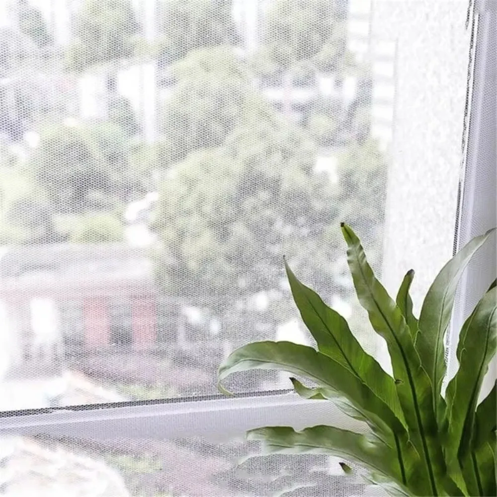 Self-Adhesive Mosquito-proof Screen Mesh Fine Mesh Invisible Fly Screen DIY Breathable Window Mosquito Net Bedroom