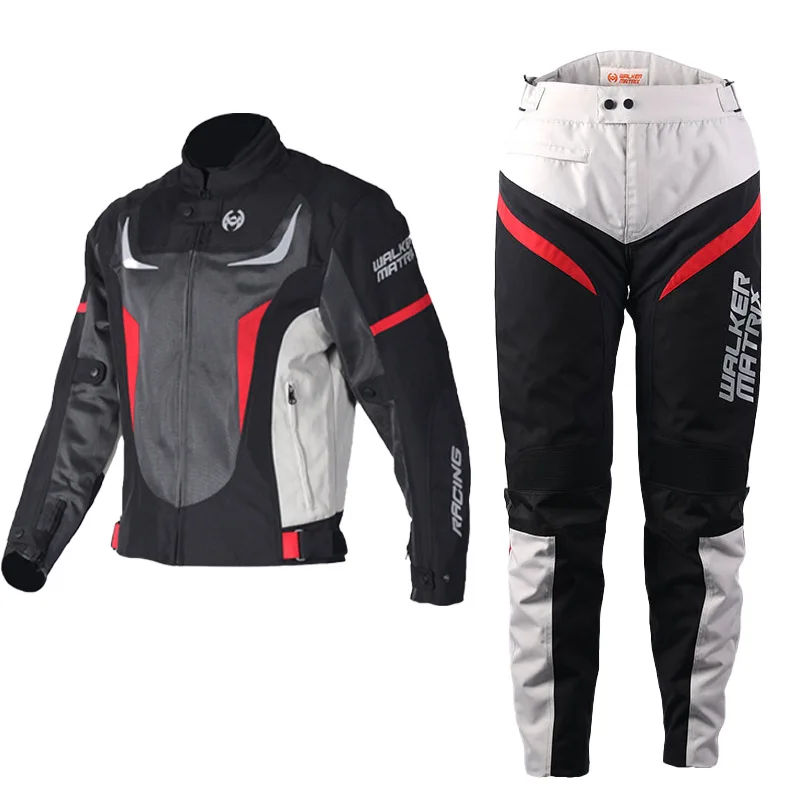 Motorcycle suit, motorcycle cross-border knight suit, machine friend racing suit, waterproof ski suit, anti-fall cycling suit