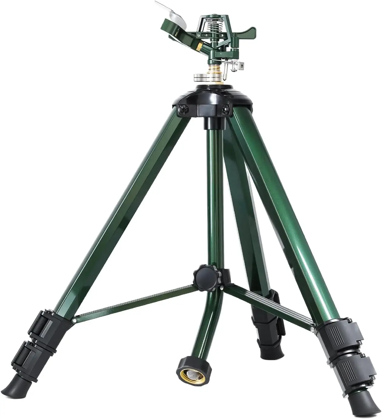 

Ороситель ударного действия RESTMO Tripod Base Zinc, 360° ° Вращающийся и регулируемый по высоте (3 положения) штатив, сверхпрочный цельнометаллический распылитель