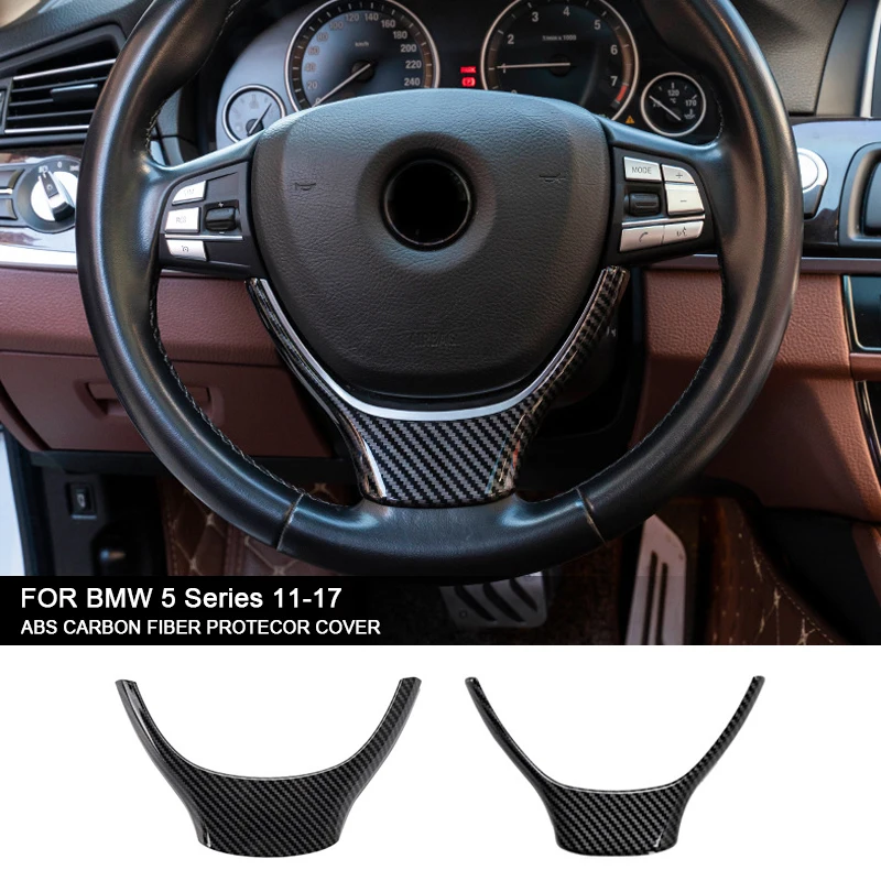 

Углеродное волокно ABS автомобильный руль кнопка рамка наклейки отделка для BMW 5 серии 11-17 5GT 10-17 7 серии 09-15 автоаксессуары