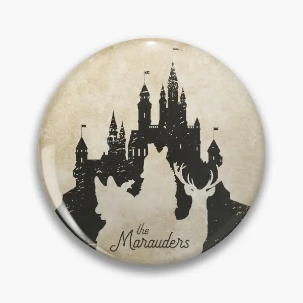 The Marauders Castle  Soft Button Pin Women Jewelry Creative Funny Badge Clothes Decor Cute Cartoon Fashion Gift Lover Hat