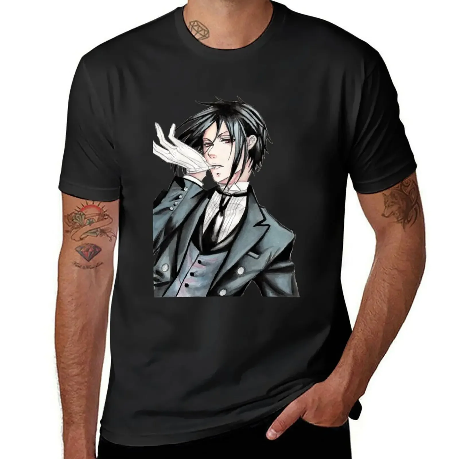 

Sebastian (Black Butler) T-Shirt boys whites graphic t shirts mens clothes