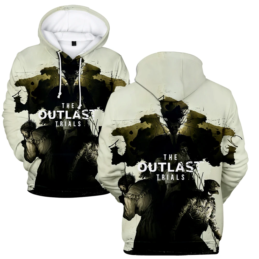 The Outlast Trials Game Merch 3D Fashion Hoodie Summer Winter Long Sleeve Pullovers Sweatshirt Cosplay Clothes