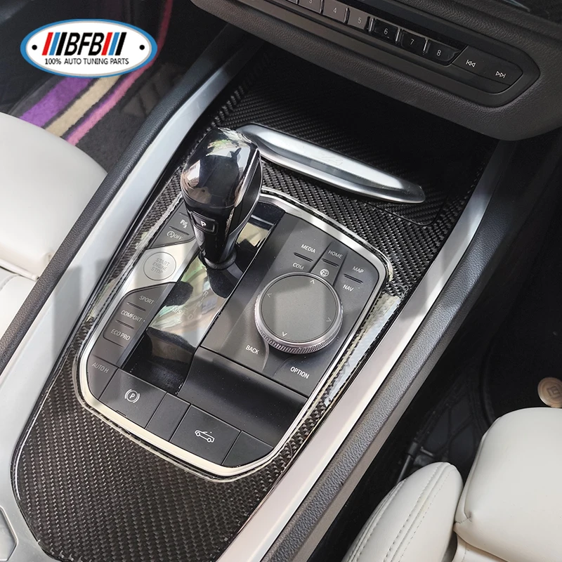

For BMW Z4 G29 LHD Real Dry Carbon Interior Trim Center Console Panel Cover 2019-2025