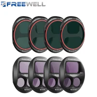Freewell Drone filtros todo el día paquete de 8 ND4 ND8 ND16 ND32 ND64/PL para DJI Mavic 4 Pro Drones filtro de lente accesorios de fotografía