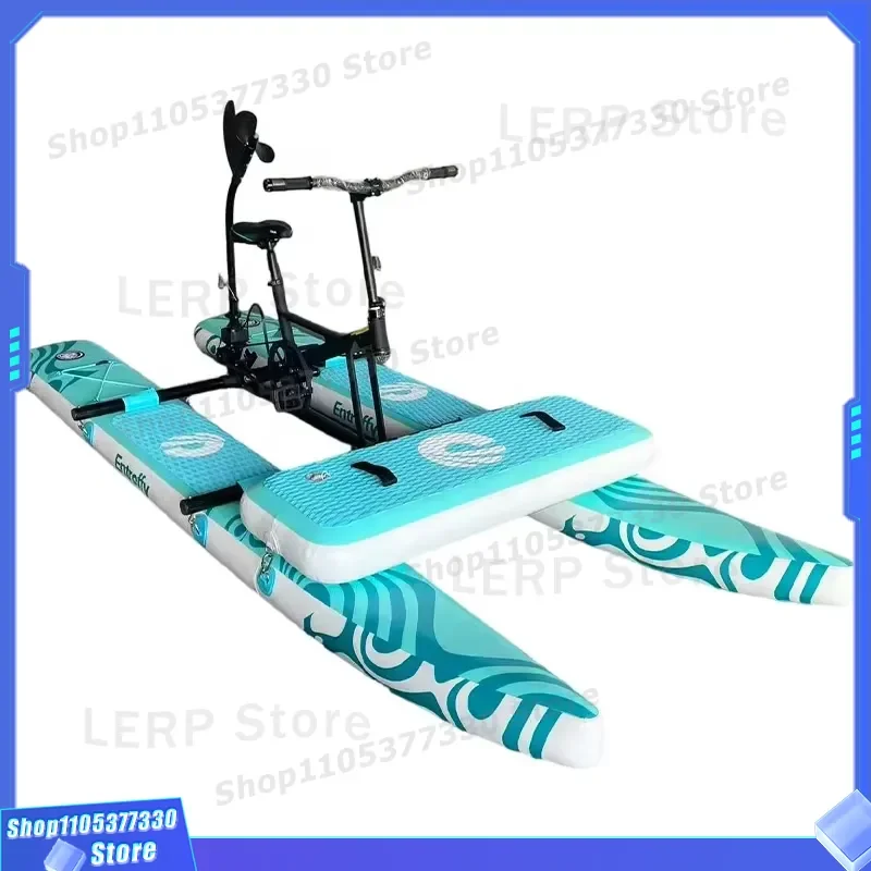 Favorite New Trendy Inflatable Floating One Seated Sea Cycle Water Bike for Sale
