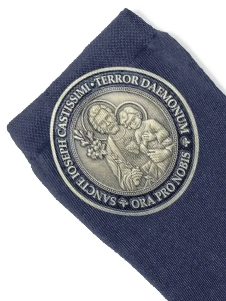 Saint Joseph Terror of Demons, San Giuseppe, St Joseph Socks Crossfit cute gym bright garter Socks Girl Men's