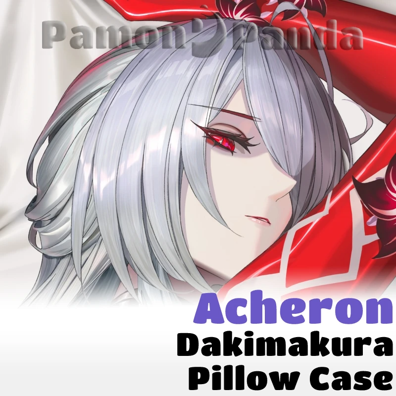 Acheron Dakimakura Honkai Star Rail Pillow Case Hugging Cushion Cover Full Body Sexy Pillowcase Home Bedding Decor Otaku Gift