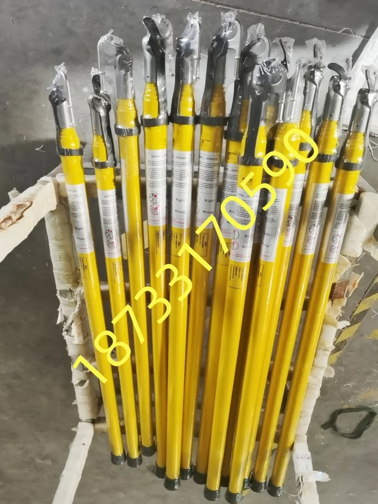 11KV/33KV High Voltage FRP Fiberglass Telescopic Hot Stick