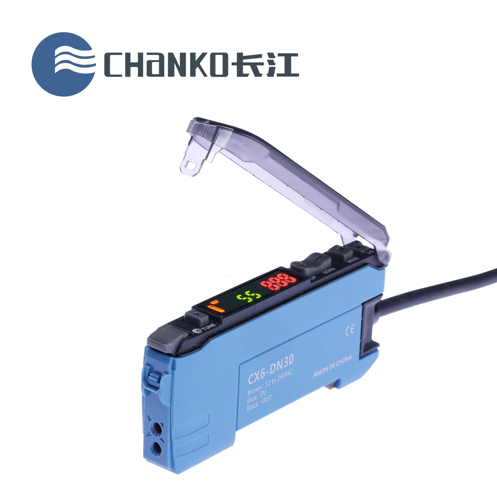 

CHANKO/Changjiang CX6 series standard intelligent fiber optic sensor CX6-DP30 fiber amplifier