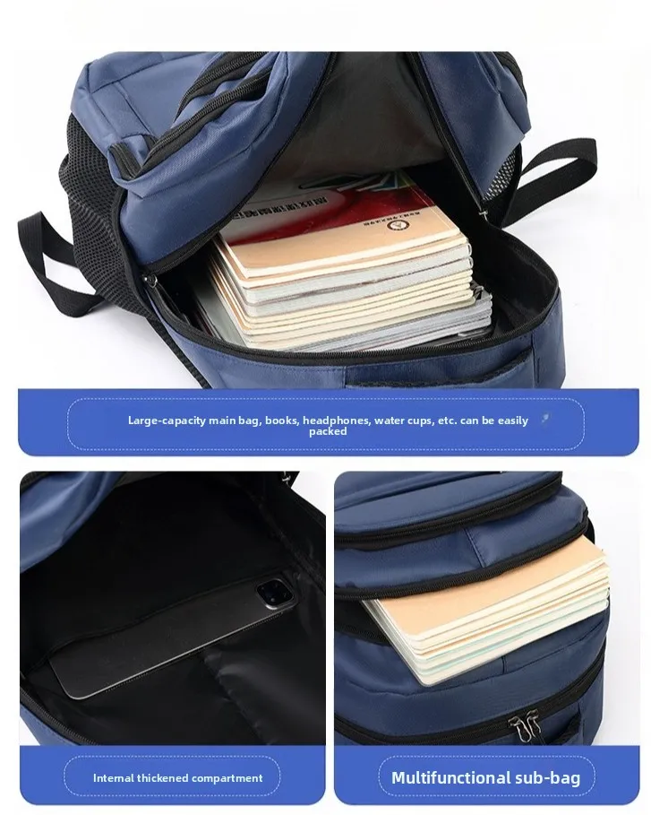 New Business Lightweight Backpack, Casual Waterproof Outdoor Travel Backpack, Large-capacity Multi-functional Computer Backpack