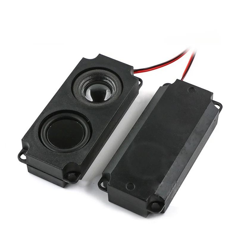 ABMF-2Pcs Compact Square Speakers Sound System 45100 Speaker Ideal For Home Audio & Portable Use