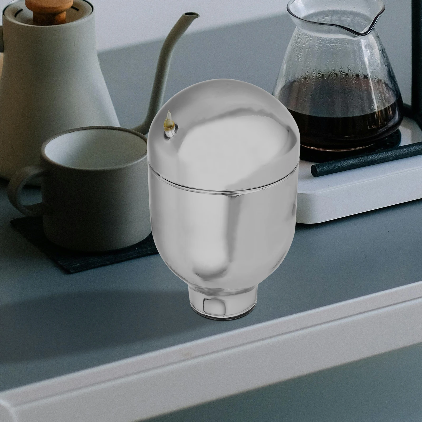 زجاجة معزولة 1 لتر غلاية حرارية مبطنة بالزجاج مشروبات باردة ساخنة تدوم طويلاً الاحتفاظ بالحرارة سهلة الصب بدون تسرب غلاية زجاجية