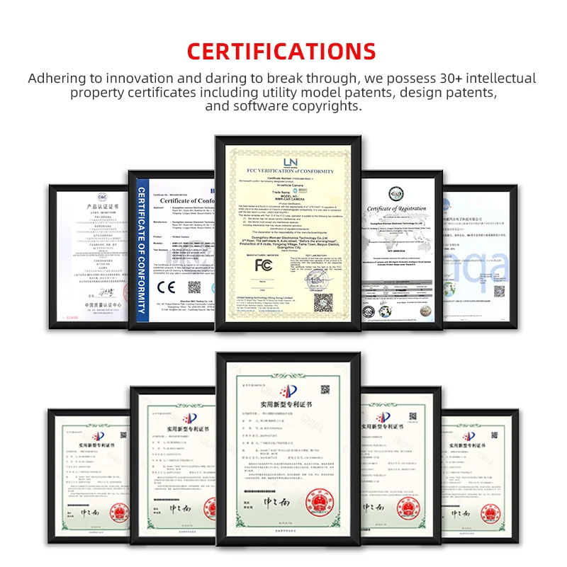 Câmera Veicular com Suporte para 2 Canais, Lente Dupla F1.5, Tela de 3 Polegadas, Gravação Frontal e Traseira 4K+2K com Câmera Traseira