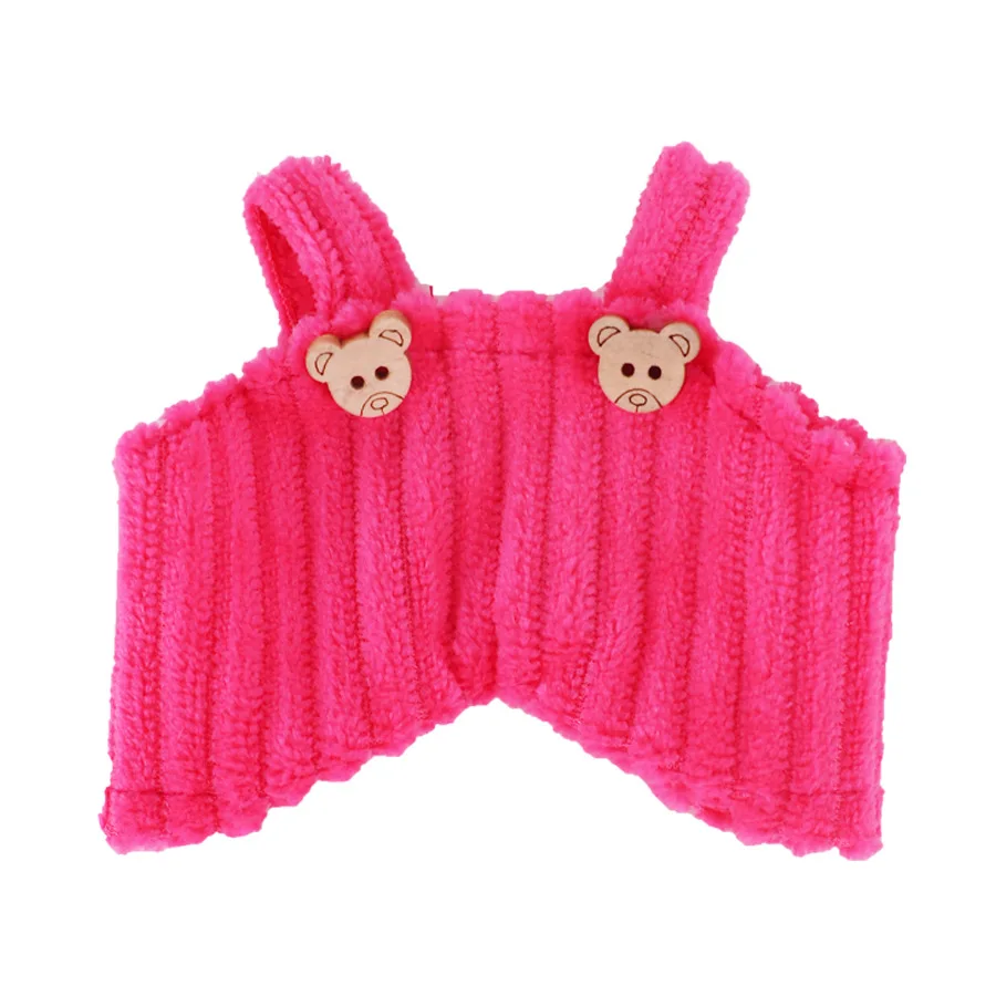 Pop riem broek/bril voor 17cm Labubu pluche pop kleding accessoires schattig meisje speelgoed festival verjaardagscadeau