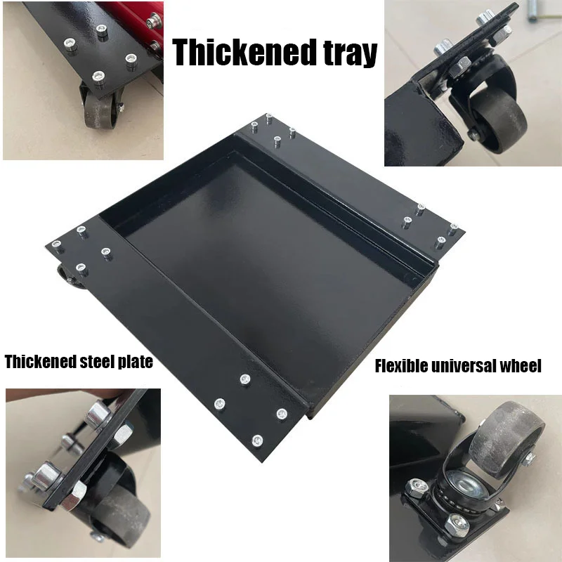 Detachable and movable Motorcycle Lift  Motorcycle Lift Scissor Lift Jack with Dolly & Hand Crank Center Hoist Crank Stand - Image 4