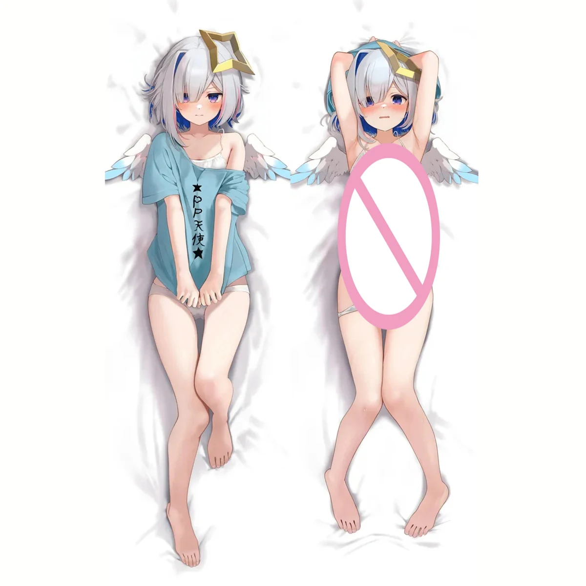 

New Pattern Hololive Pillowcase Amane Kanata Dakimakura Customize Anime Game Hugging Body Pillow Case