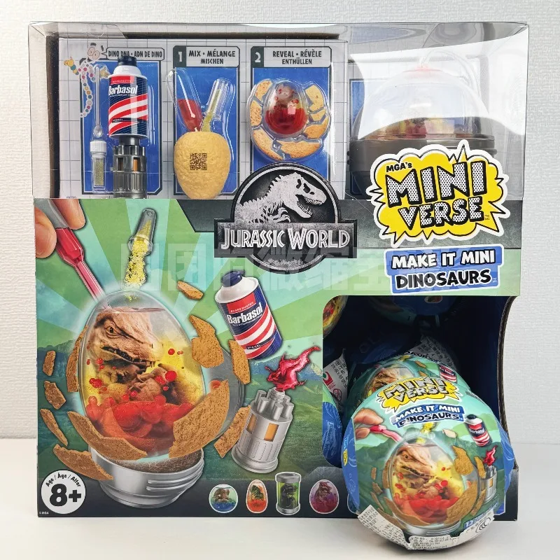 

MGA Miniverse Blind Box Jurassic World Make It Mini Dinosaurs Doll Model Toys Anime Figures Collect Ornaments