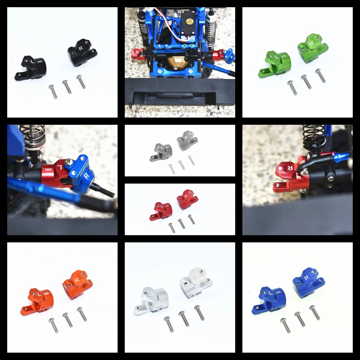 GPM Aluminum Front C Hubs For ELEMENT RC 1/10 Enduro Sendero Trail Truck