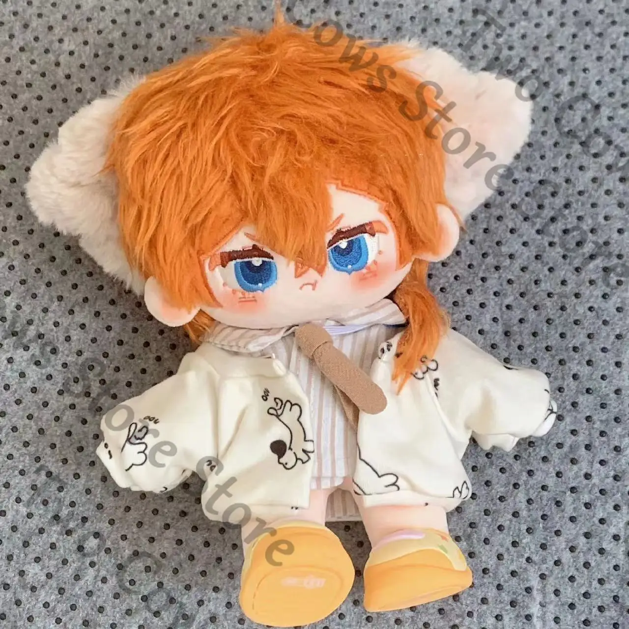 

Bungo Stray Dogs Nakahara Chuya Cosplay Cotton Doll 20cm Maumet Cartoon Anime Puppet Cute Naked Baby Individuality Adorable