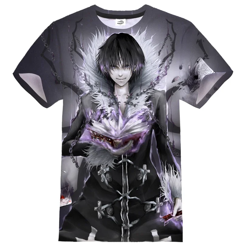 Japanese Anime Hunter 3D Printed Street Clothing Casual Fashion T-shirt Harajuku Unisex Loose Comfortable T-shirt Clothing