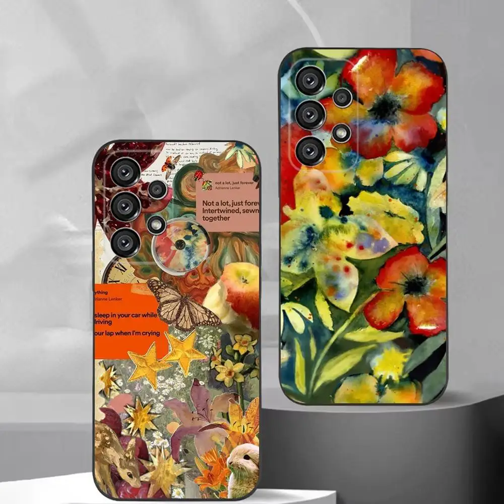 

A-Adrianne L-Lenker Songs Phone Case For Samsung S25,S24,S21,S22,S23,S30,Ultra,S20,Plus,Fe,Lite,Note,10,9,5G Black Cover