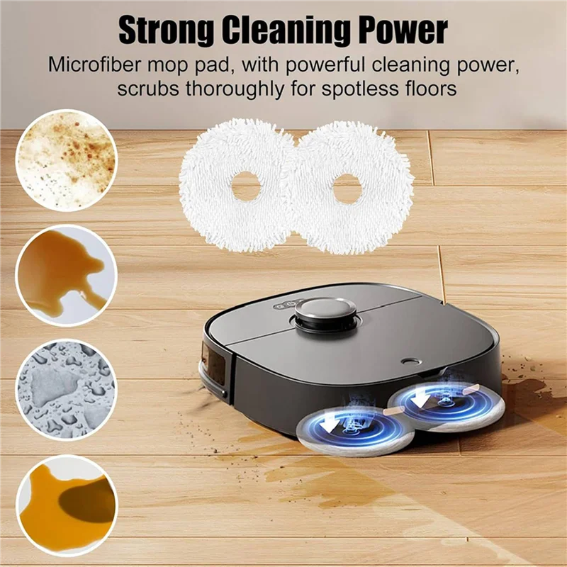 

ABBP-2 Set For Eureka J12 Ultra Vacuum Cleaner Main Side Brushes Hepa Filters Mop Pads Dust Bags Replacement Parts