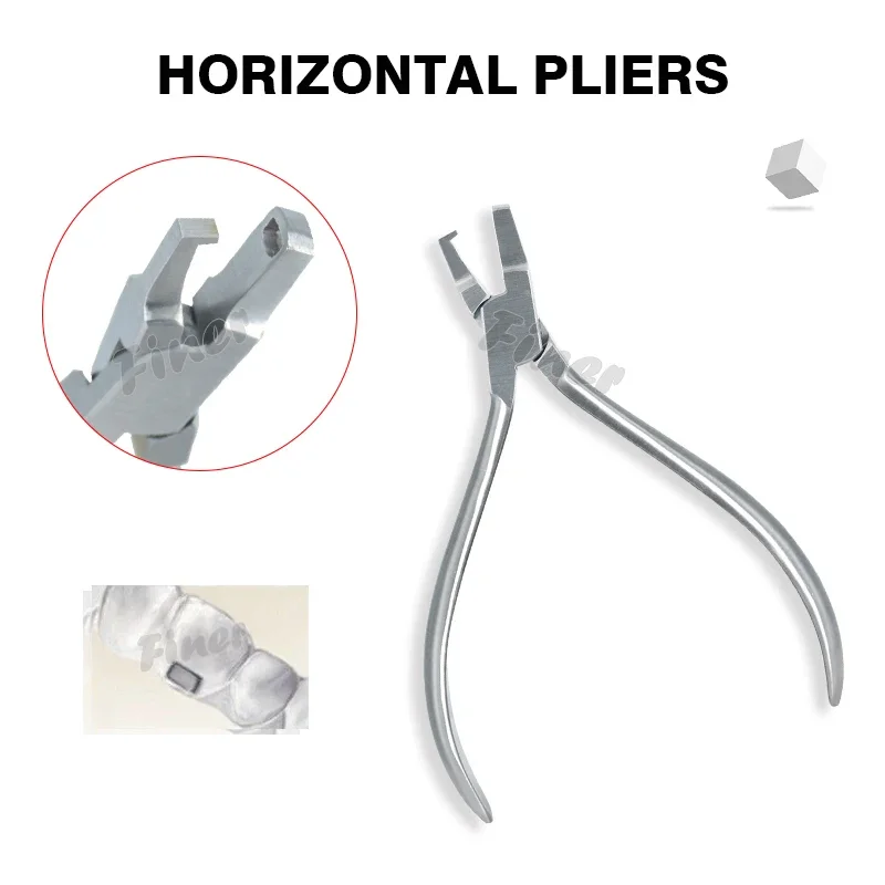 Dental Orthodontic Plier Dental Band Removing Forcep Stainless Steel Vertical Tear Drop Hole Punch Pilers