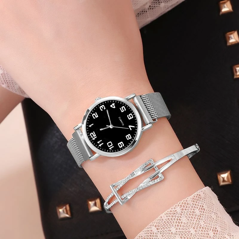 

Luxury Women Watches 2026 New Silver Minimalist Business Ladies Quartz Watches Steel Band Wristwatch Clock Relogio Feminino
