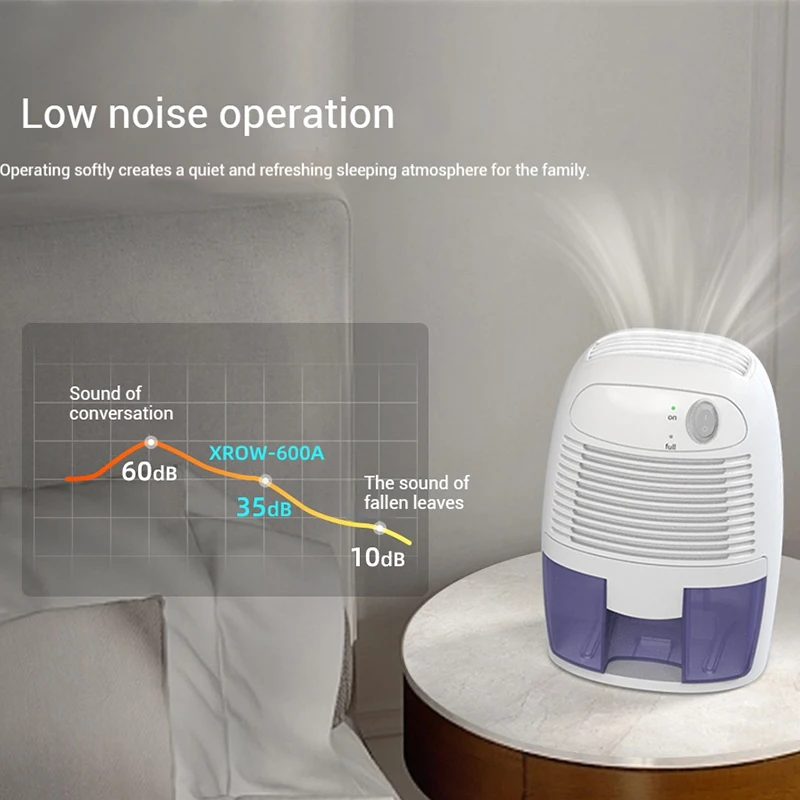 Dehumidifier, household small dehumidifier, bedroom dehumidifier, dryer, moisture absorber, portable and silent