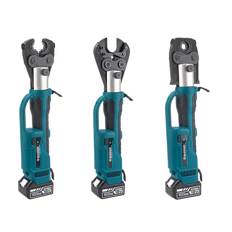 ZUPPER PZ-400C 2 في 1 أنبوب ضغط يعمل بالبطارية المكشكش الهيدروليكي أداة العقص الكهربائية كابل القاطع