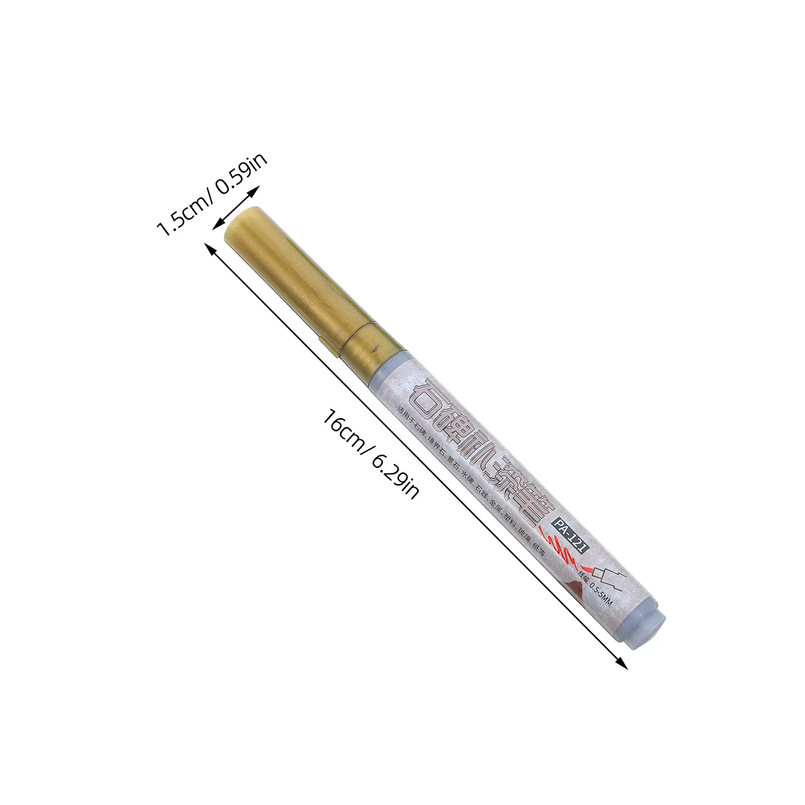 4Pcs Tombstone Marker Pen Waterproof Oil Based Permanent Paint Marker for Faded Inscription Repair Granite Marble Stone Memorial