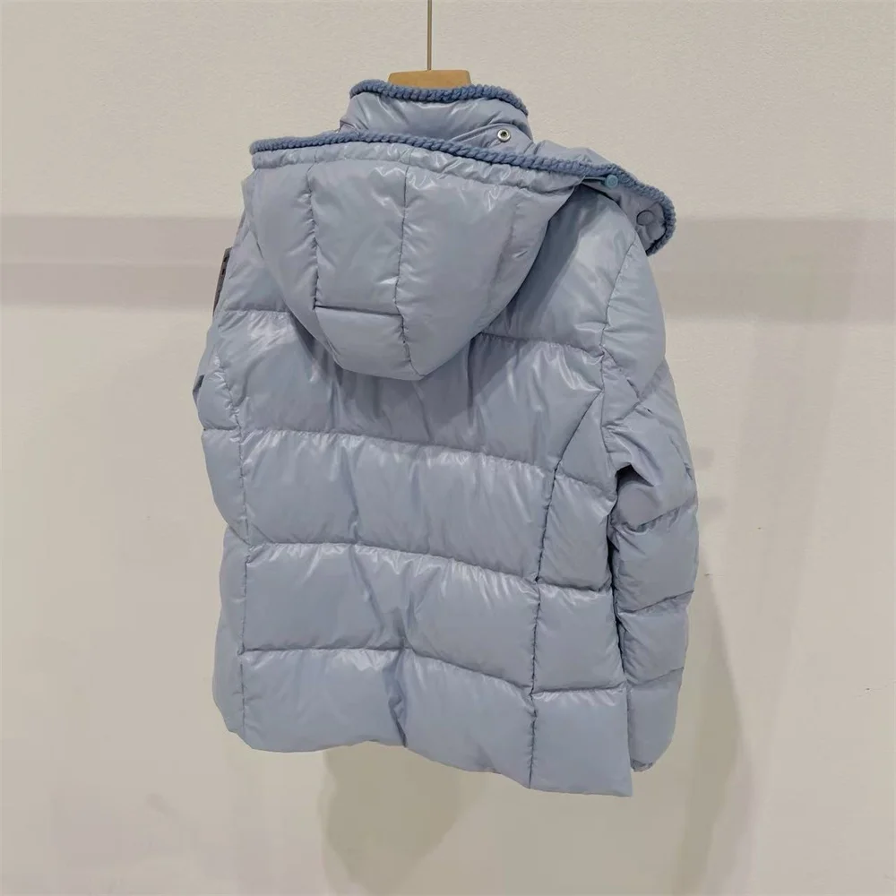 2025 المرأة الشتاء مقنعين أسفل سترة سميكة الدافئة سترة نسائية ملابس خارجية y2k موضة جديدة معطف عالي الجودة الصدرية #4