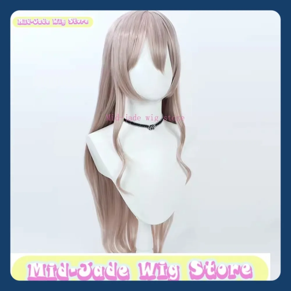 Tienda de pelucas de jade medio NIKKE, peluca de Cosplay escarlata, juego de Anime, juego de rol, actuación de fiesta de Halloween, pelo sintético