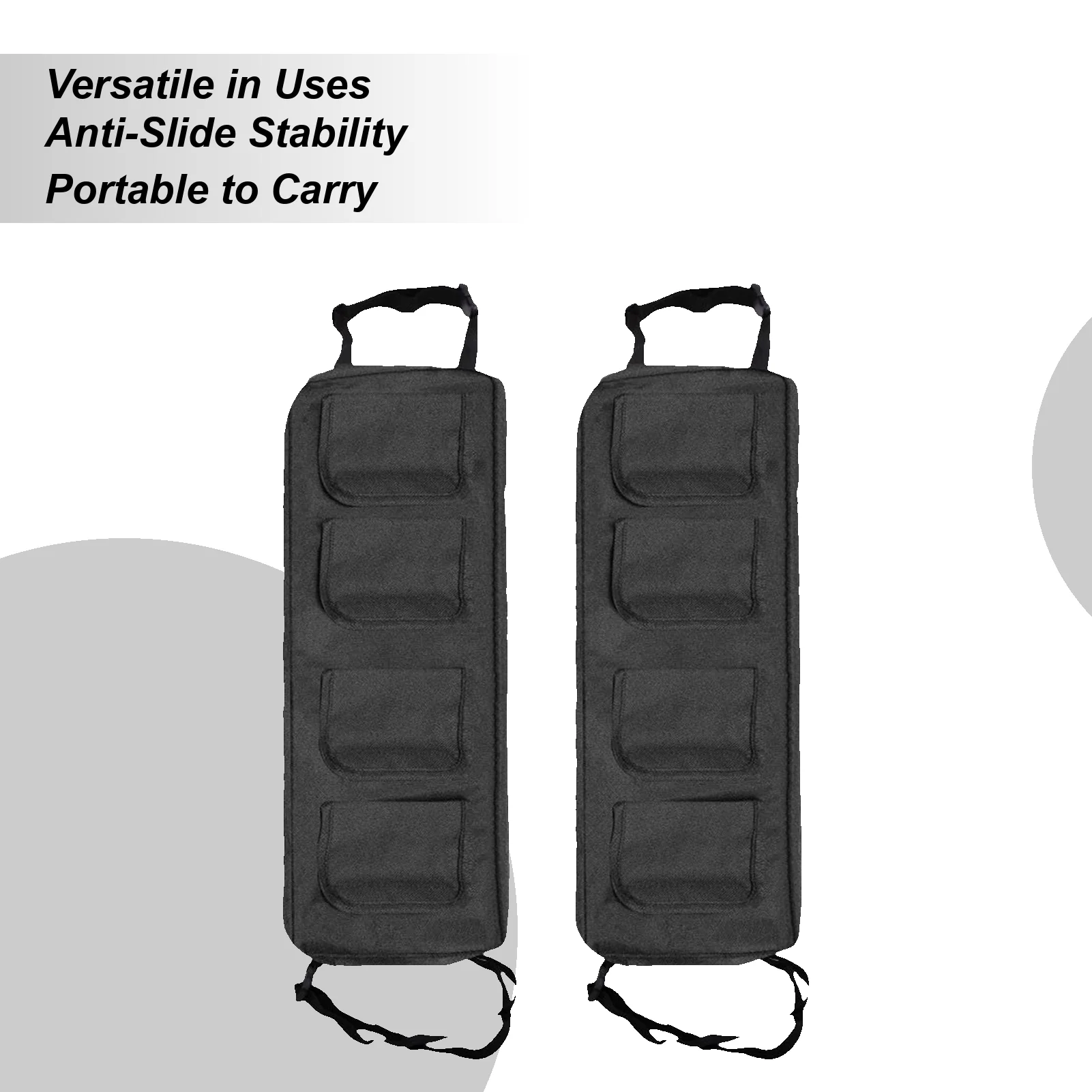 

Fishing Pole Holder For Car 2 Piece Mount Organizer Stand Car Seat Back Fishing Rod Holder For Storage Tackle Reel Garage Car