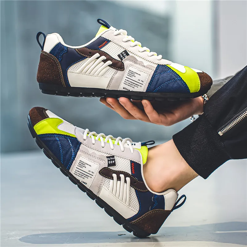 

ELUVA Men's Tennis Shoes 2025 Lightweight Breathable Running Sneakers Comfortable Sports Shoes Non-Slip Athletic Walking Shoes