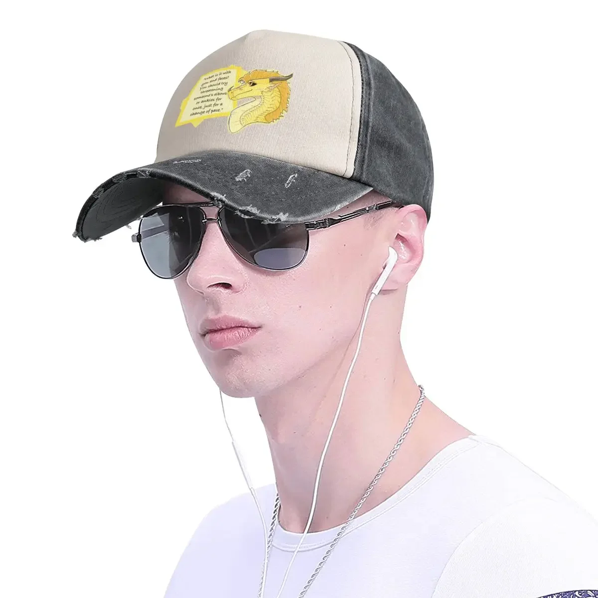 Qibli Quote [UPDATED] Baseball Cap Luxury Man Hat Rave summer hat Hip Hop Women's Golf Wear Men's