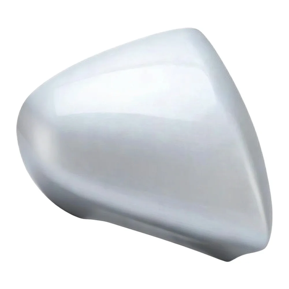 Exterior Mirror Trim Rearview Mirror Covers For Outdoor Parking Silver Direct Bolt On Fit ABS Plastic Construction
