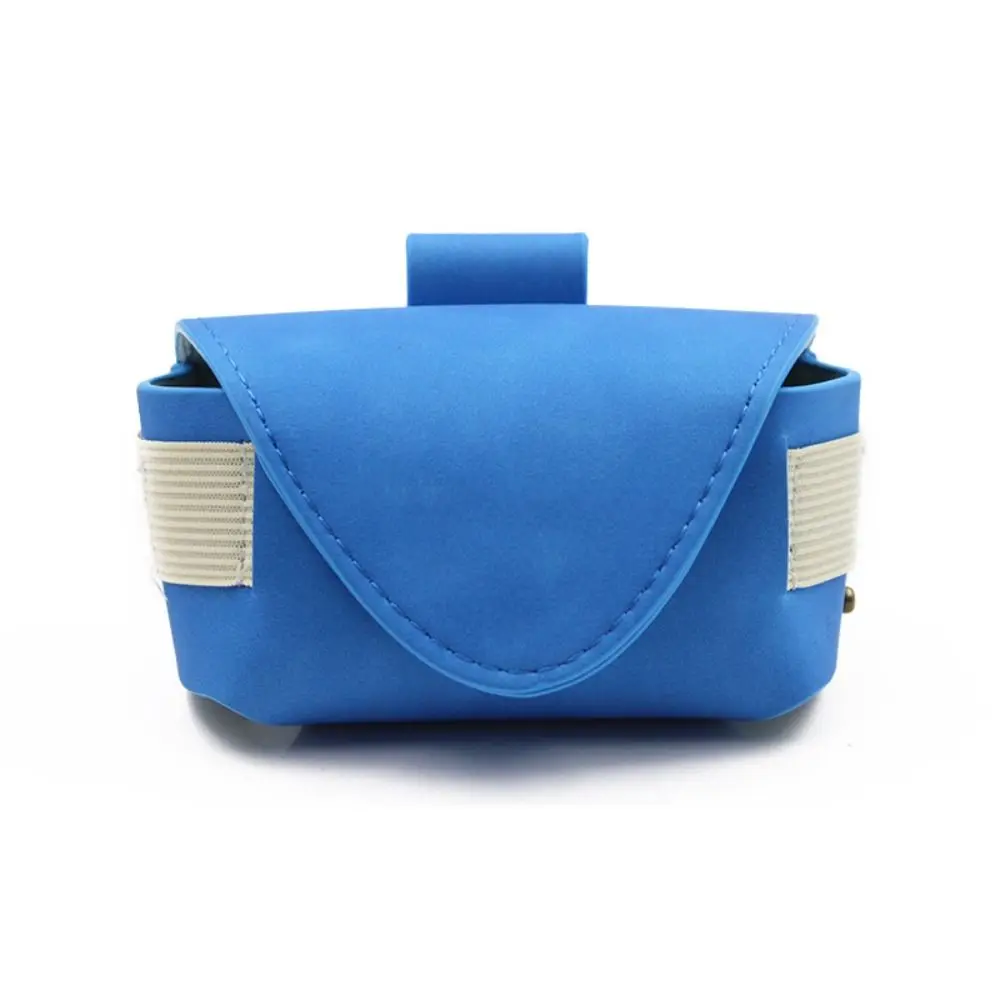 Bolsa de cintura para bola de golfe com fivela magnética, à prova d'água, couro pu, cinto de golfe, estojo de armazenamento, 2 bolas, recipiente de bola de golfe