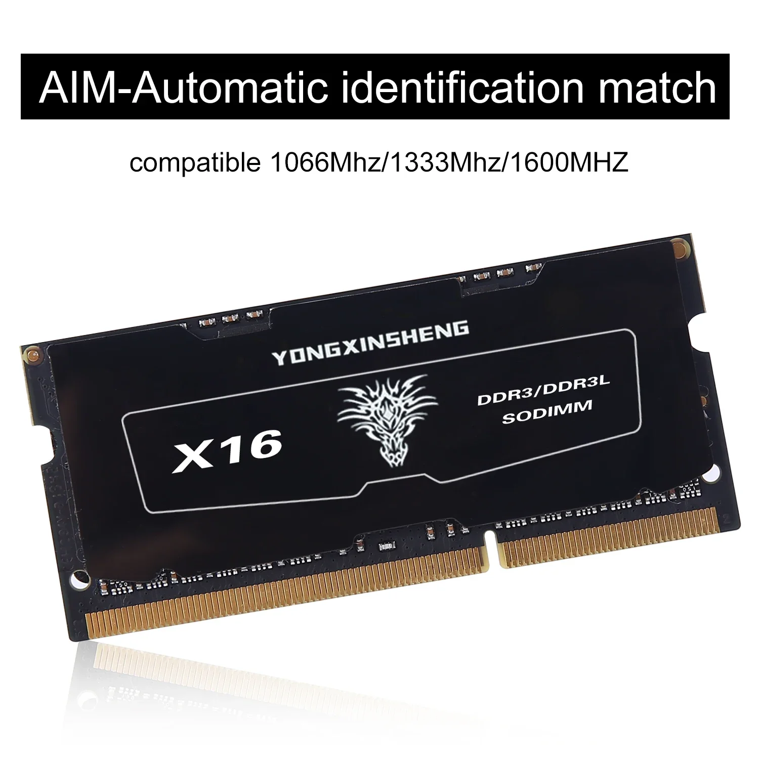 Black 2GB 4GB 8GB RAM PC3L-12800 14900 Laptop SO-DIMM DDR3L 1600 1866MHz Memory RAM 1.35V NON ECC